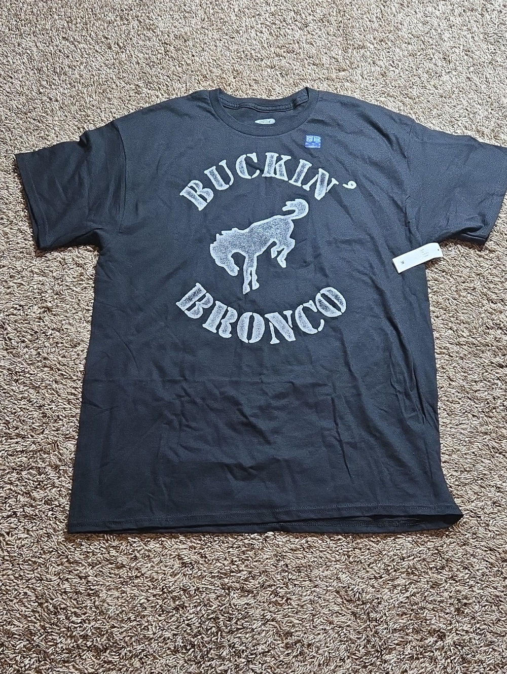 Ford Car Large Buckin' Bronco Shirt Top